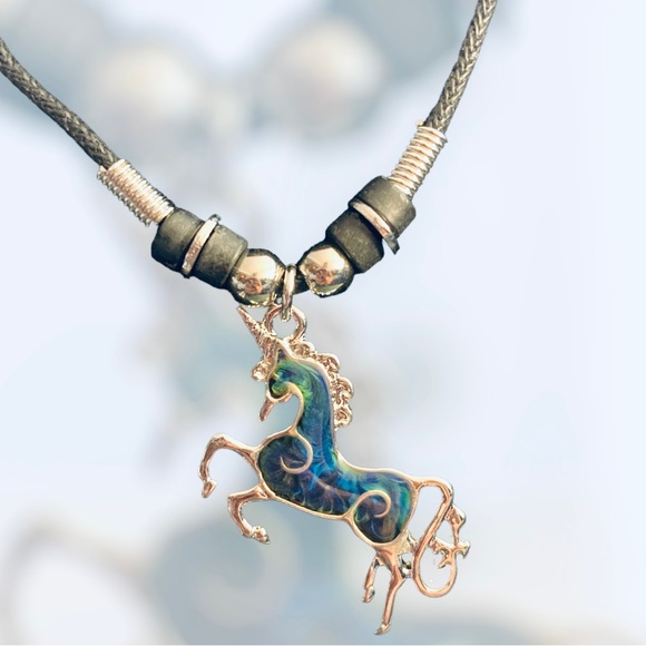 *🎉HP 🎉 Last 1* Mood Necklace Unicorn - New!! - Picture 1 of 3